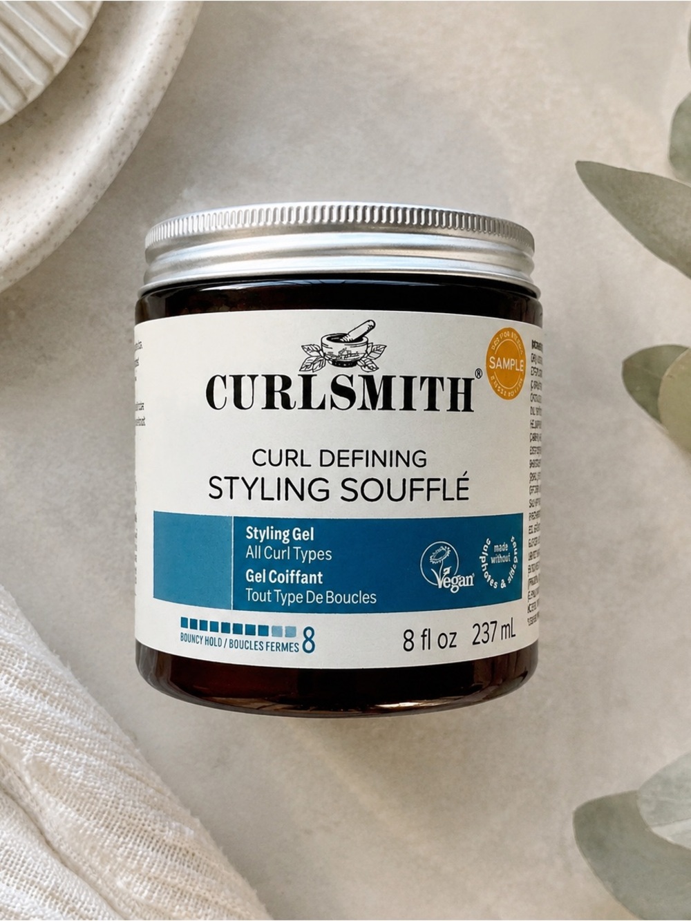 Curlsmith Styling Soufflé Curl Defining Gel 8oz New
